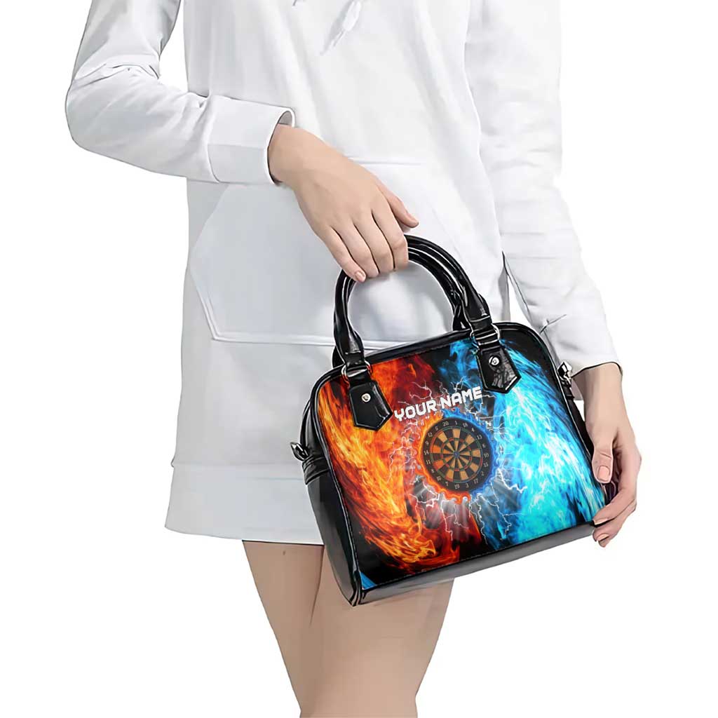 Custom Thunder Lightning Darts Shoulder Handbag Dartboard Water Fire TS04