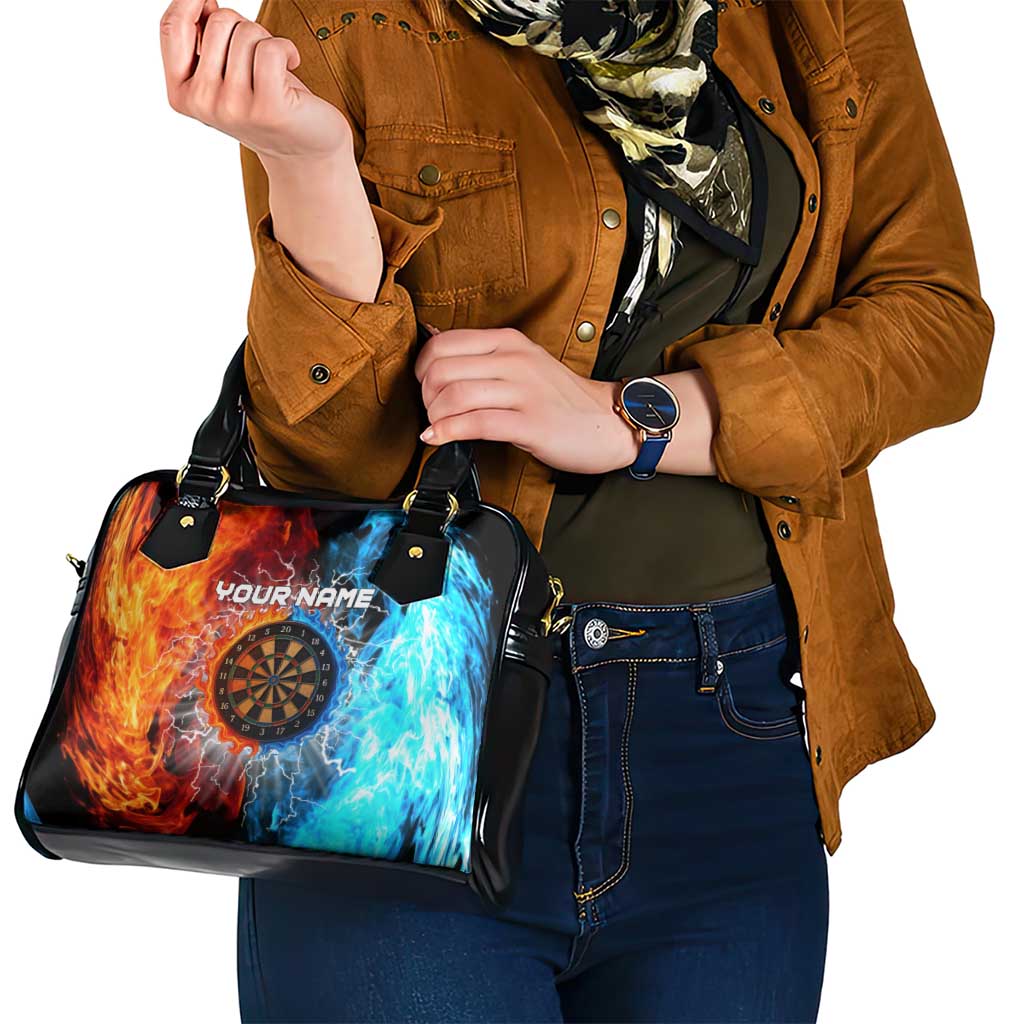 Custom Thunder Lightning Darts Shoulder Handbag Dartboard Water Fire TS04