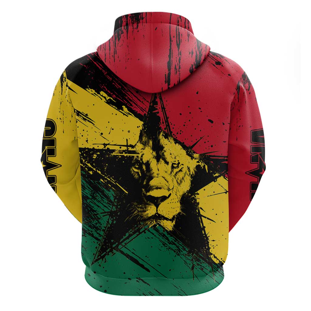 Ghana Flag Hoodie with Coat of Arms Design TS04
