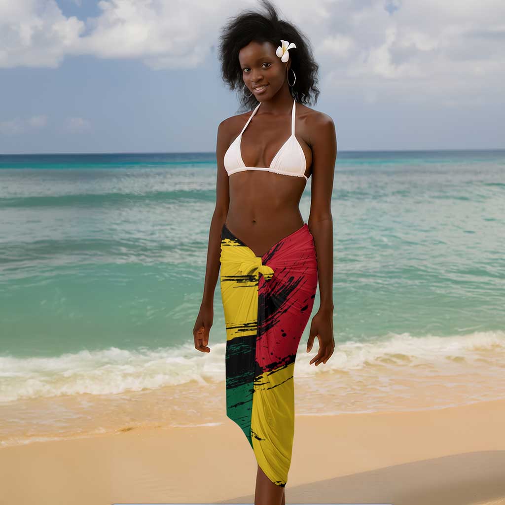 Afro Ghana Lion Sarong Star Grunge Style TS04
