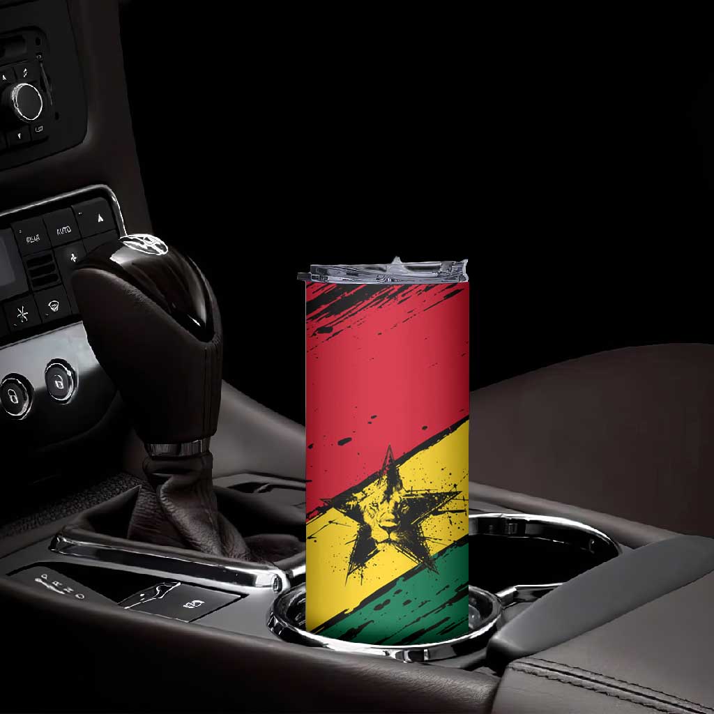 Afro Ghana Lion Skinny Tumbler Star Grunge Style TS04