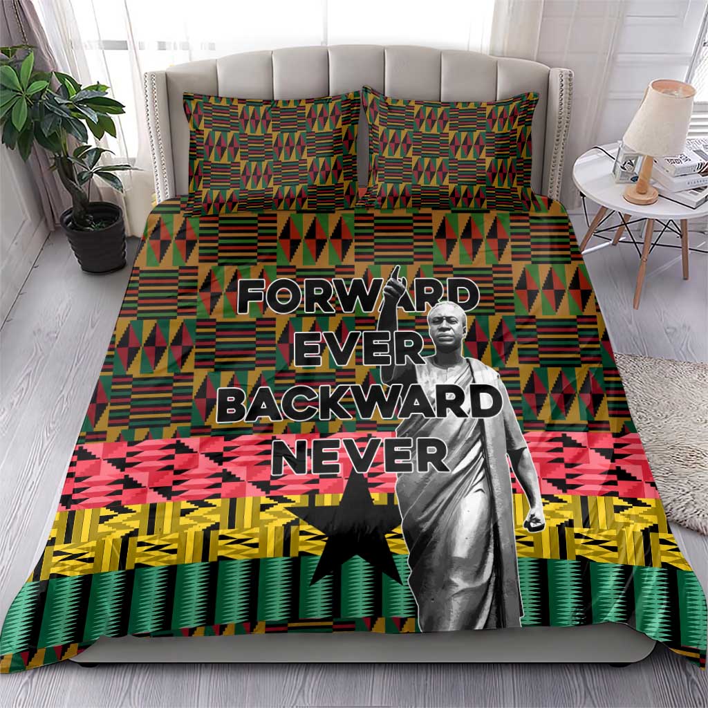 Kwame Nkrumah Ghana Bedding Set Kente Pattern African TS04