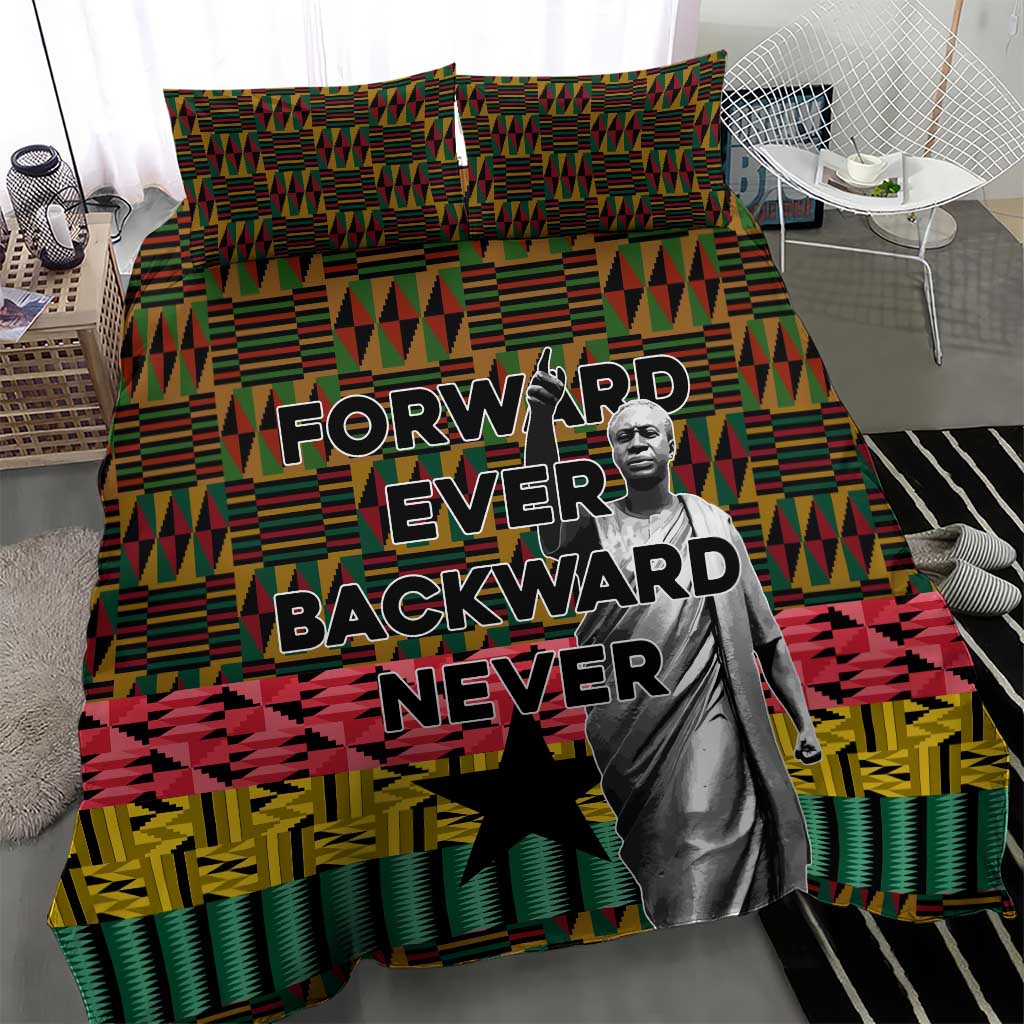 Kwame Nkrumah Ghana Bedding Set Kente Pattern African TS04