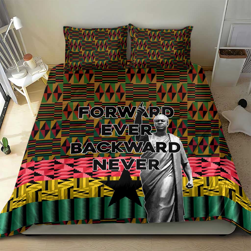 Kwame Nkrumah Ghana Bedding Set Kente Pattern African TS04