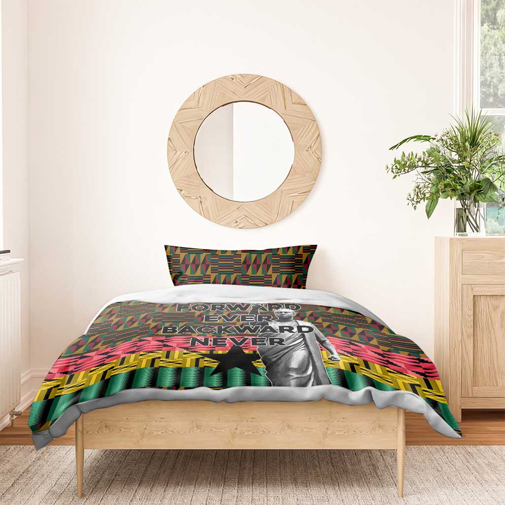 Kwame Nkrumah Ghana Bedding Set Kente Pattern African TS04