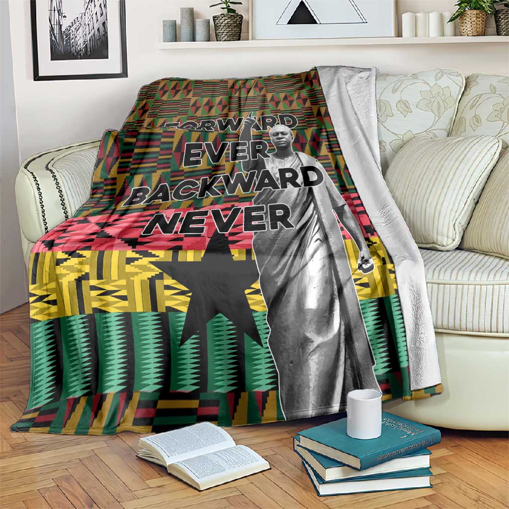 Kwame Nkrumah Ghana Blanket Kente Pattern African TS04