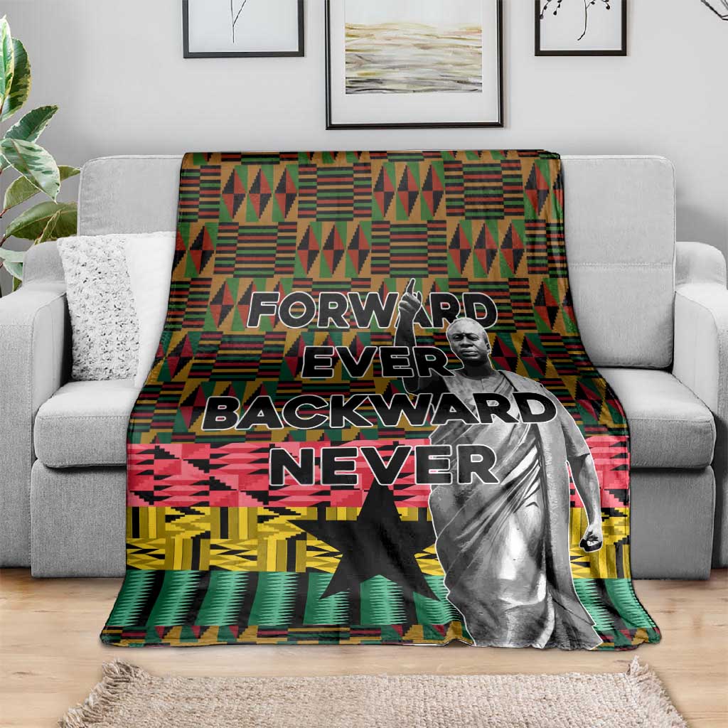 Kwame Nkrumah Ghana Blanket Kente Pattern African TS04