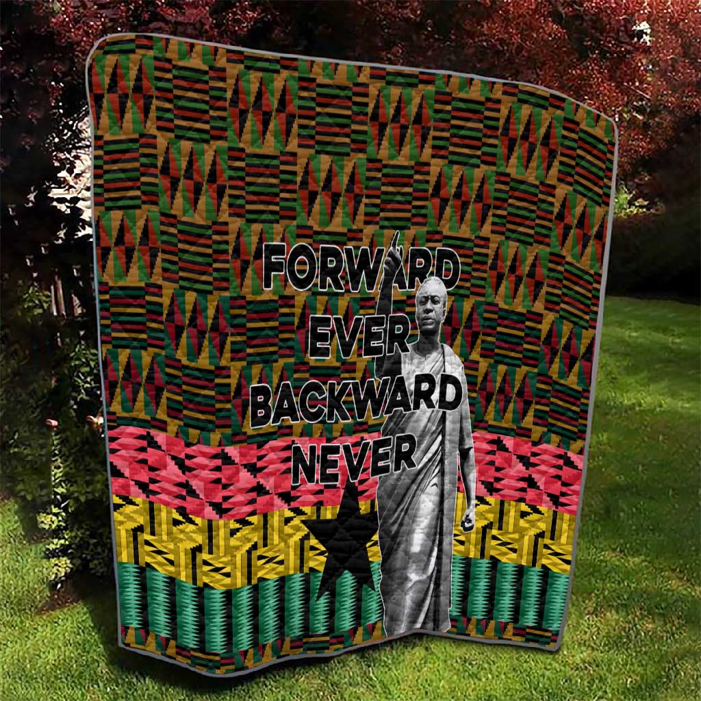 Kwame Nkrumah Ghana Quilt Kente Pattern African TS04
