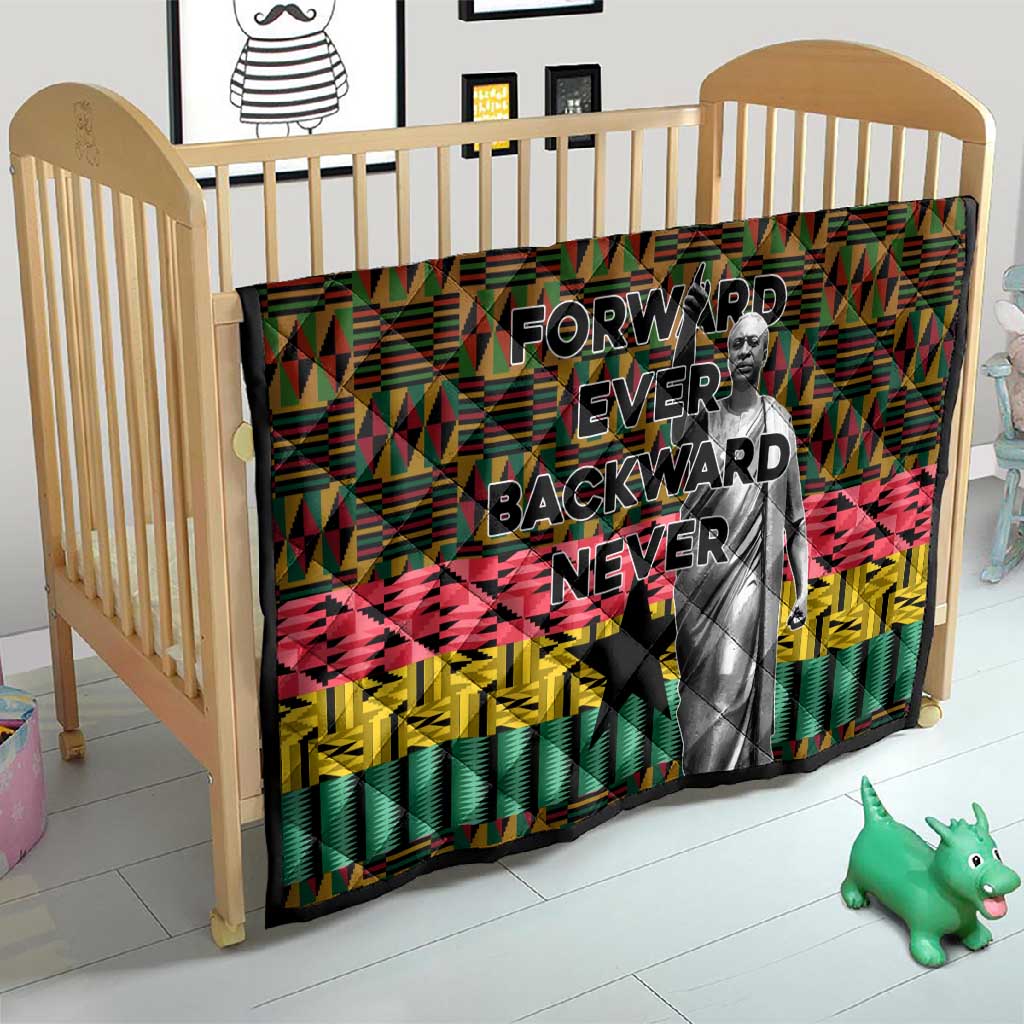 Kwame Nkrumah Ghana Quilt Kente Pattern African TS04