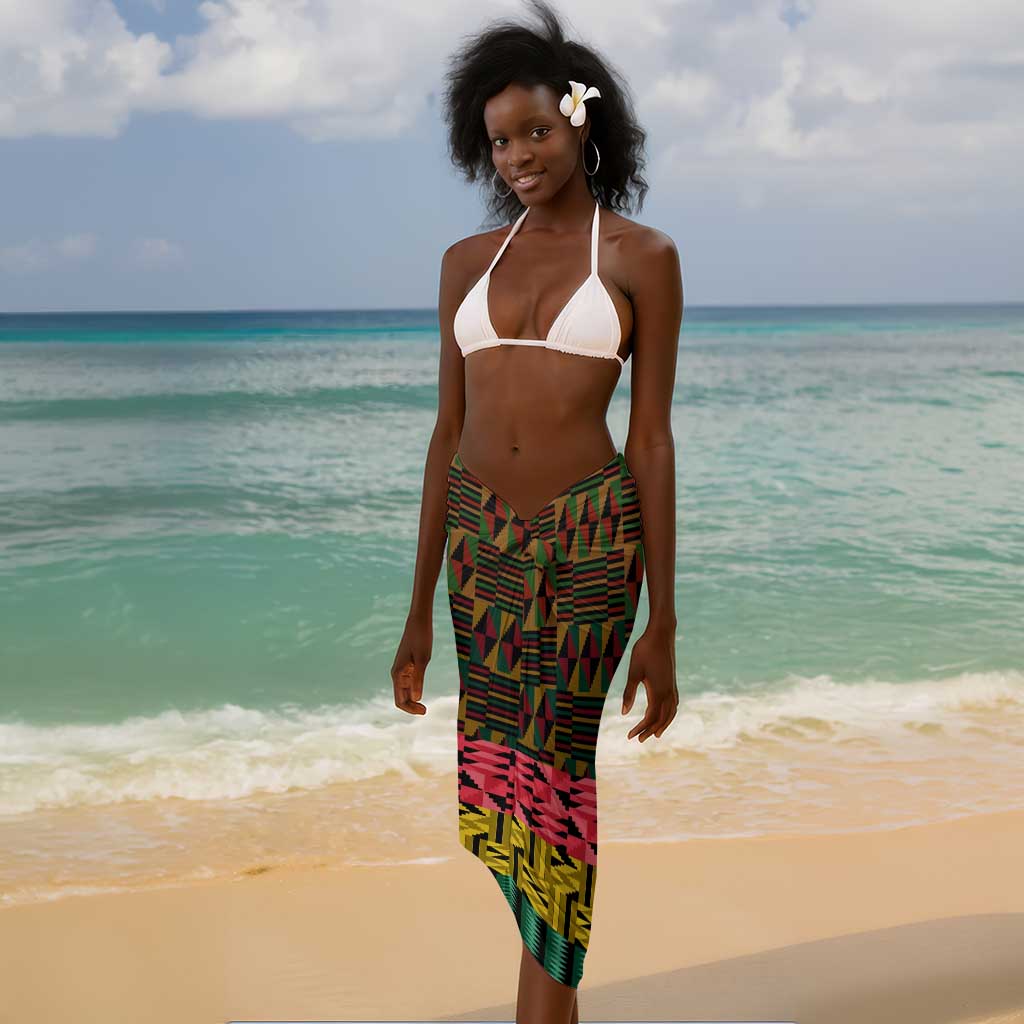 Kwame Nkrumah Ghana Sarong Kente Pattern African TS04
