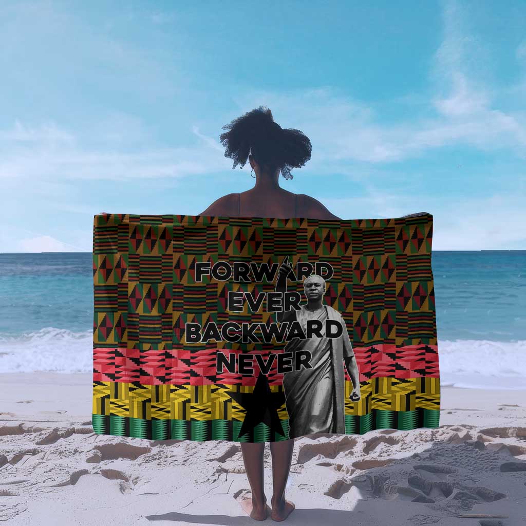 Kwame Nkrumah Ghana Sarong Kente Pattern African TS04