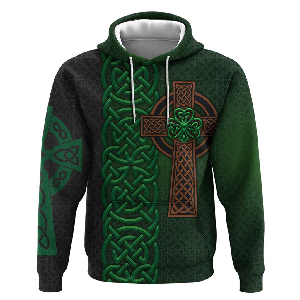 Ireland Celtic Knot and Clover Design Hoodie TS04