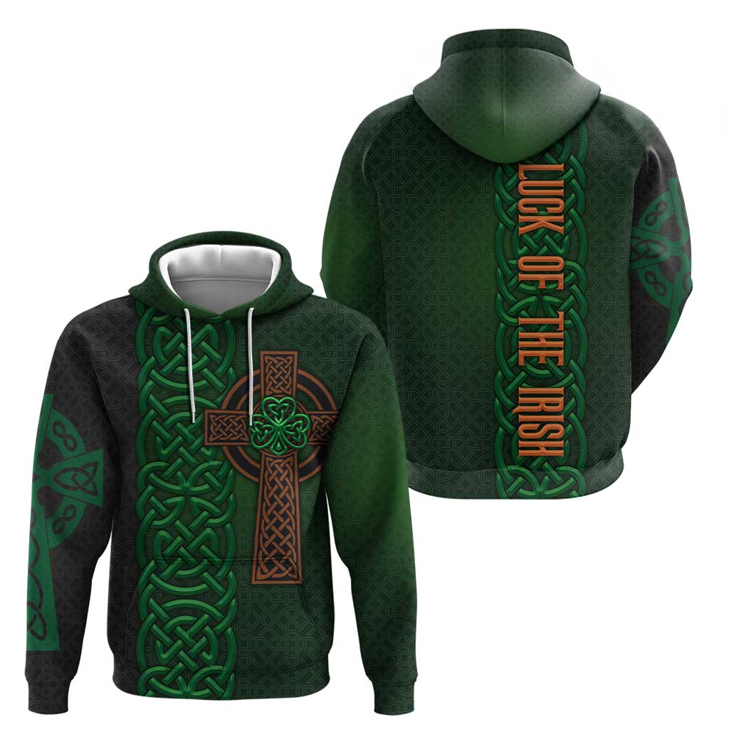 Ireland Celtic Knot and Clover Design Hoodie TS04