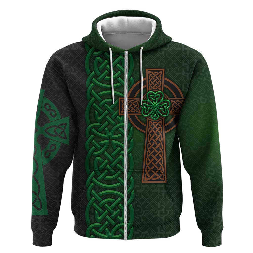 Ireland Celtic Knot and Clover Design Hoodie TS04
