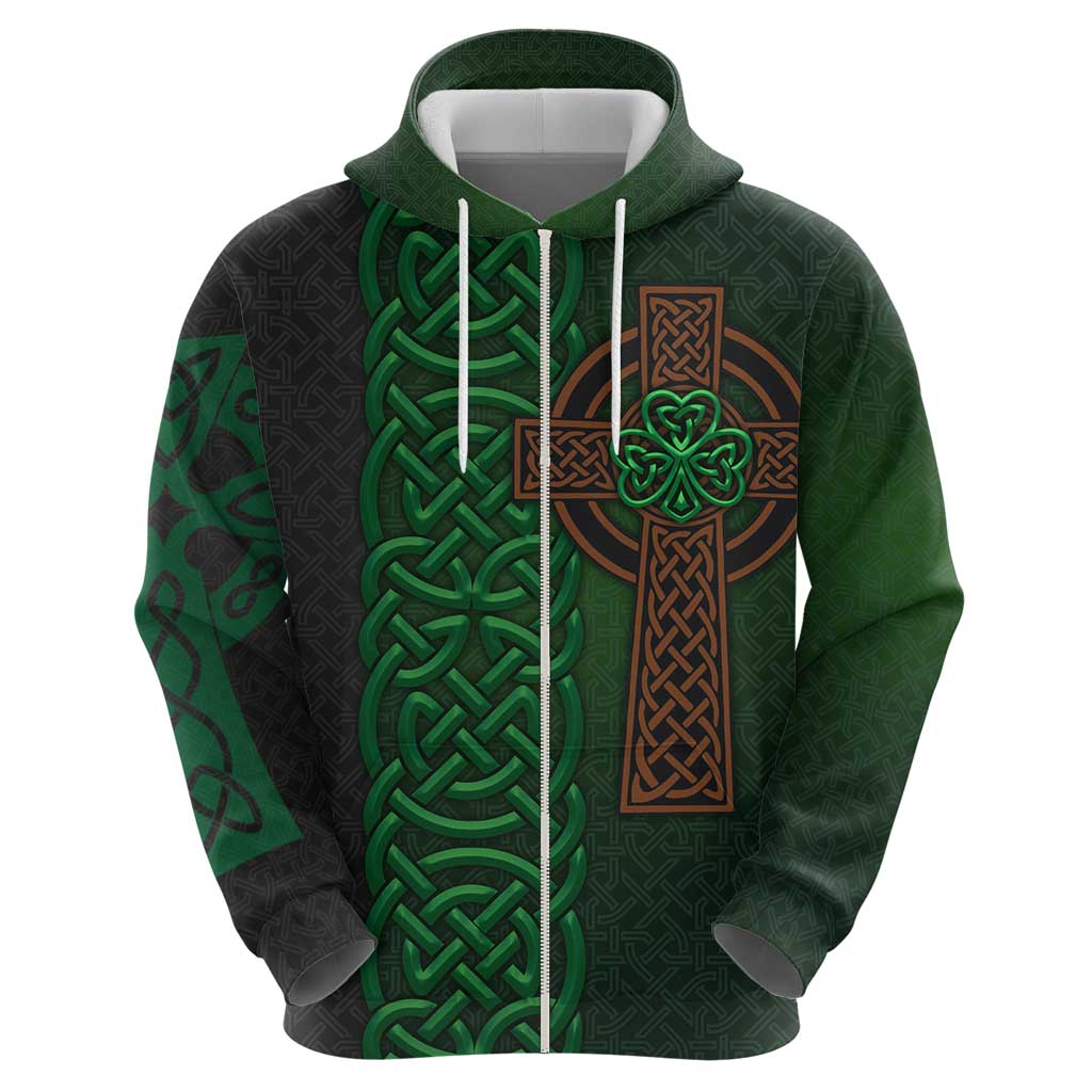 Ireland Celtic Knot and Clover Design Hoodie TS04