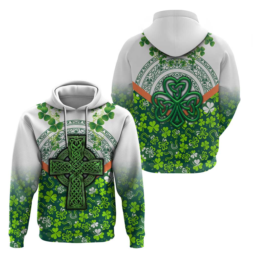 Celtic Knot and Clover Ireland - Inspired Design Hoodie TS04