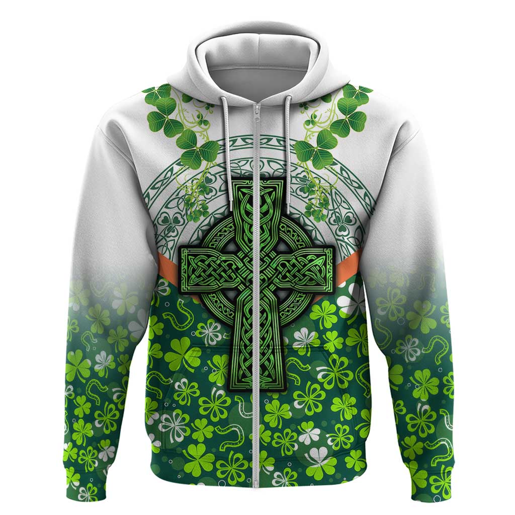 Celtic Knot and Clover Ireland - Inspired Design Hoodie TS04