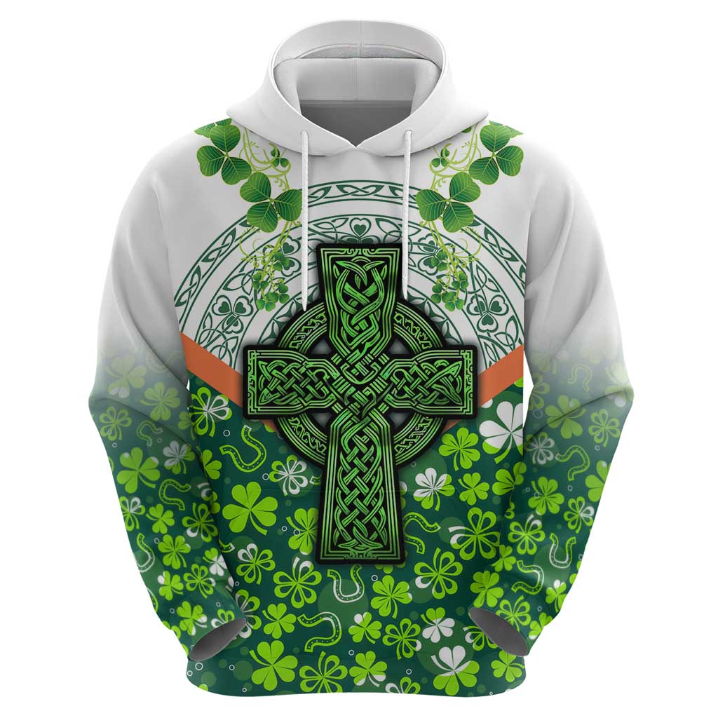 Celtic Knot and Clover Ireland - Inspired Design Hoodie TS04
