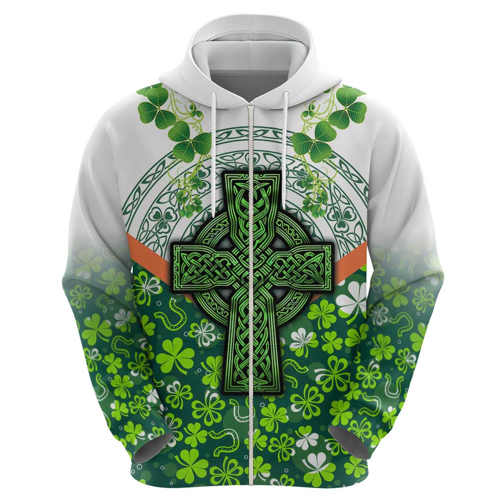Celtic Knot and Clover Ireland - Inspired Design Hoodie TS04