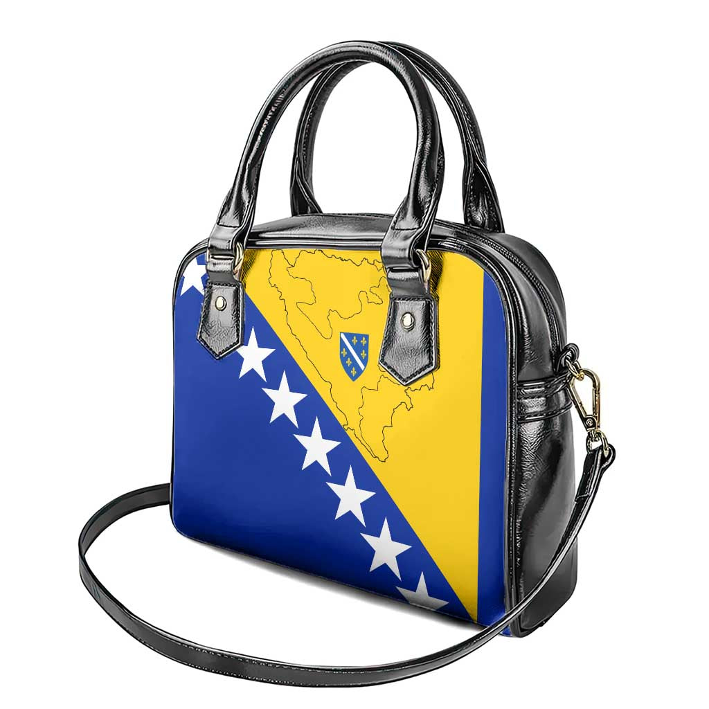Bosnia and Herzegovina Shoulder Handbag Flag and Coat of Arms Hoodie  Unique Combination Design TS04
