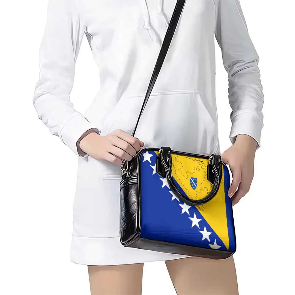 Bosnia and Herzegovina Shoulder Handbag Flag and Coat of Arms Hoodie  Unique Combination Design TS04