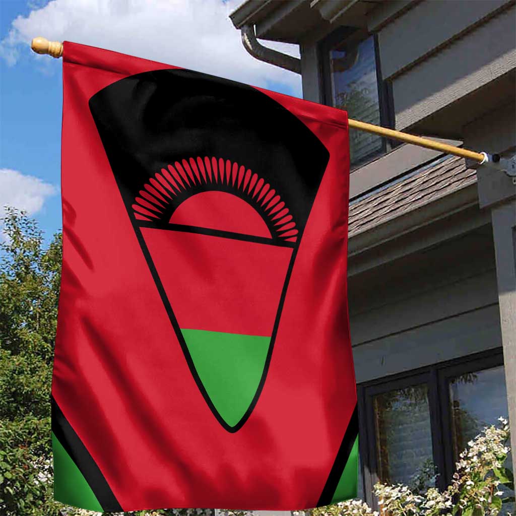 Malawi Garden Flag Flag Colors Blended with National Emblem TS04