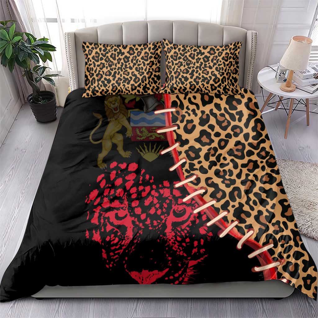 Leopard and Lion Malawi Bedding Set Unity and Freedom TS04