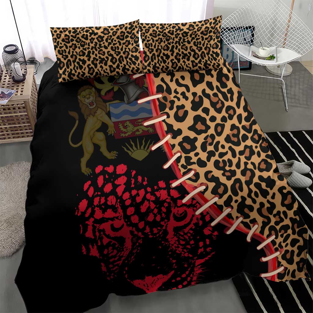 Leopard and Lion Malawi Bedding Set Unity and Freedom TS04