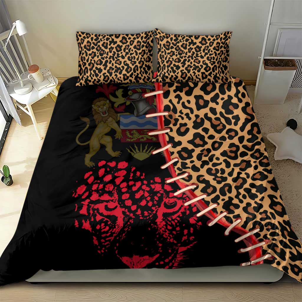 Leopard and Lion Malawi Bedding Set Unity and Freedom TS04
