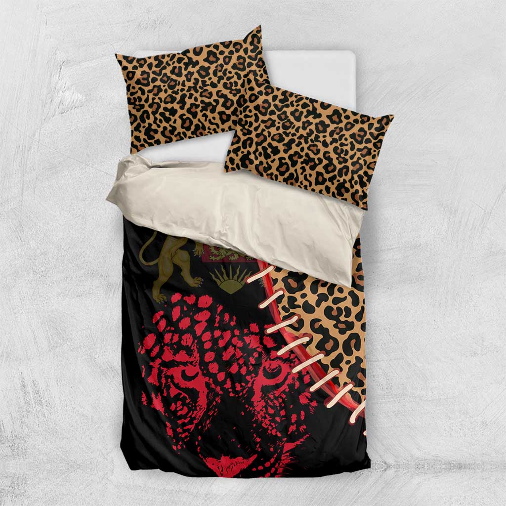 Leopard and Lion Malawi Bedding Set Unity and Freedom TS04