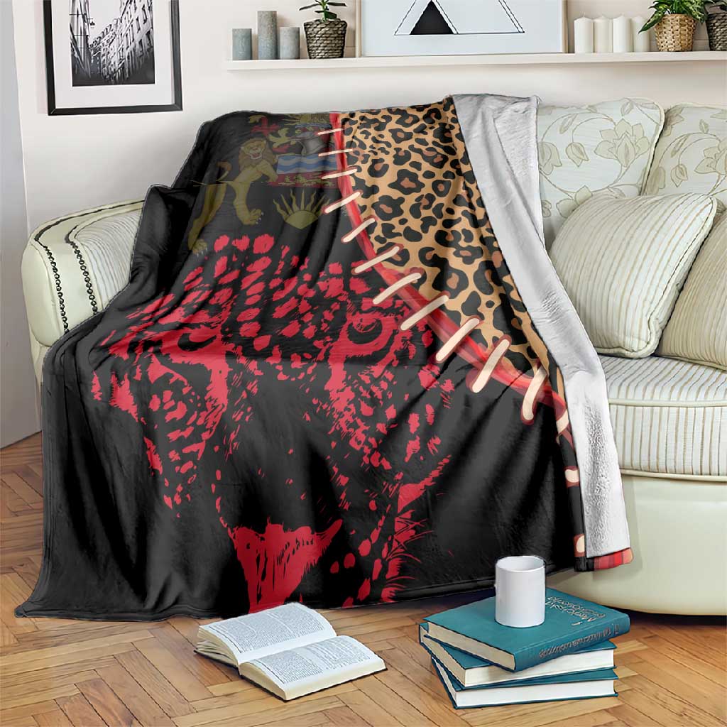 Leopard and Lion Malawi Blanket Unity and Freedom TS04