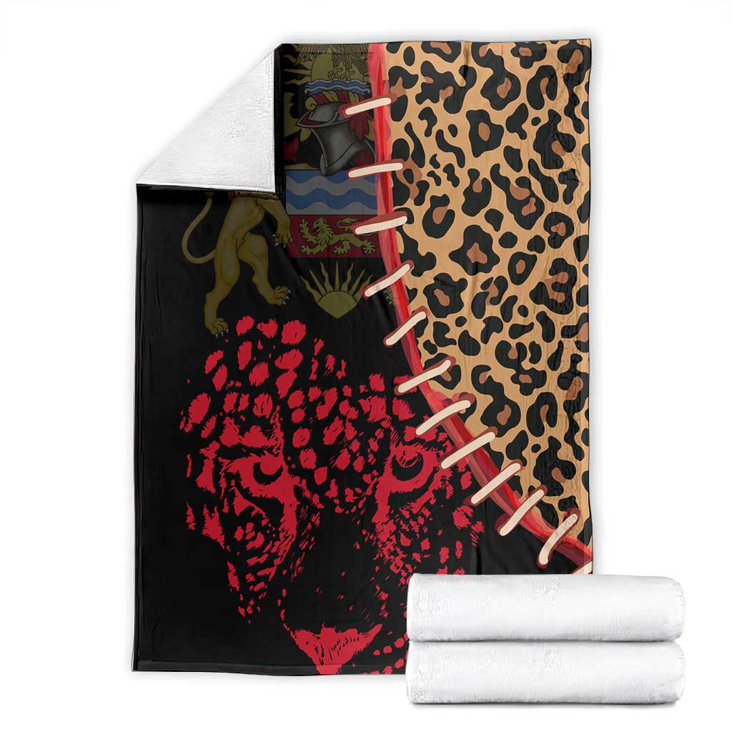 Leopard and Lion Malawi Blanket Unity and Freedom TS04