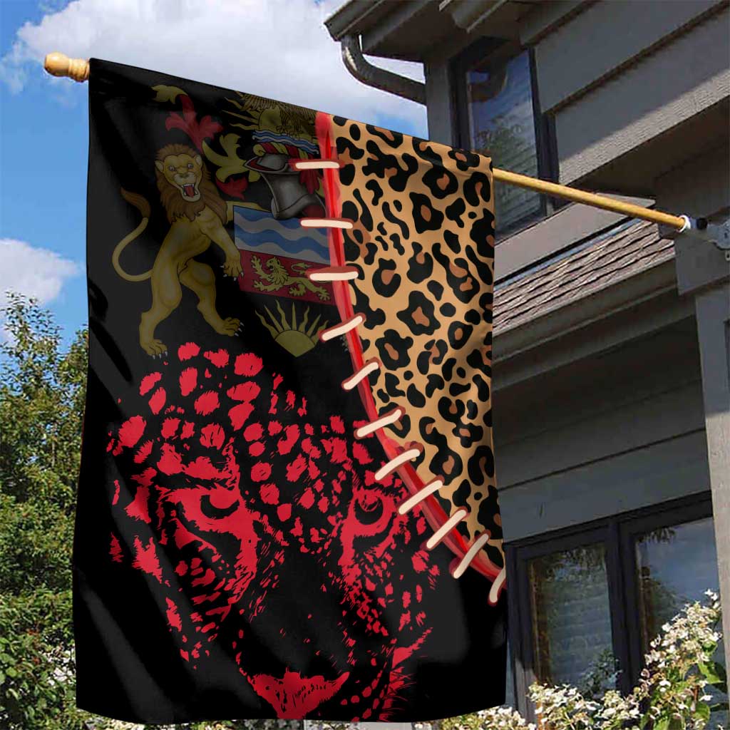 Leopard and Lion Malawi Garden Flag Unity and Freedom TS04