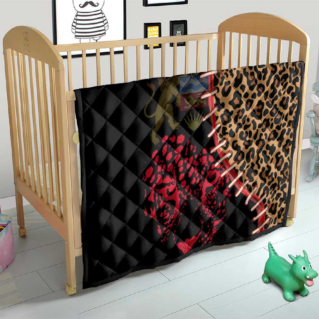 Leopard and Lion Malawi Quilt Unity and Freedom TS04