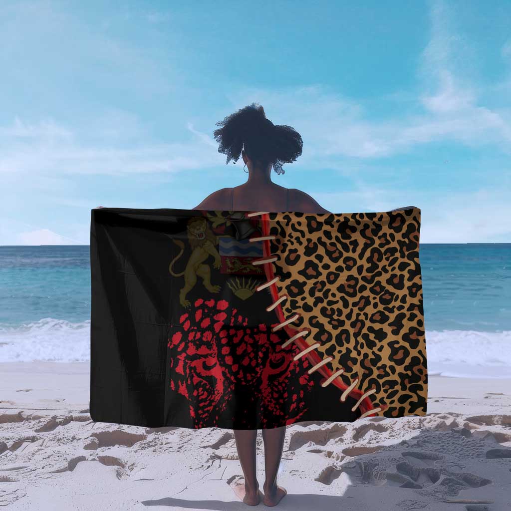 Leopard and Lion Malawi Sarong Unity and Freedom TS04
