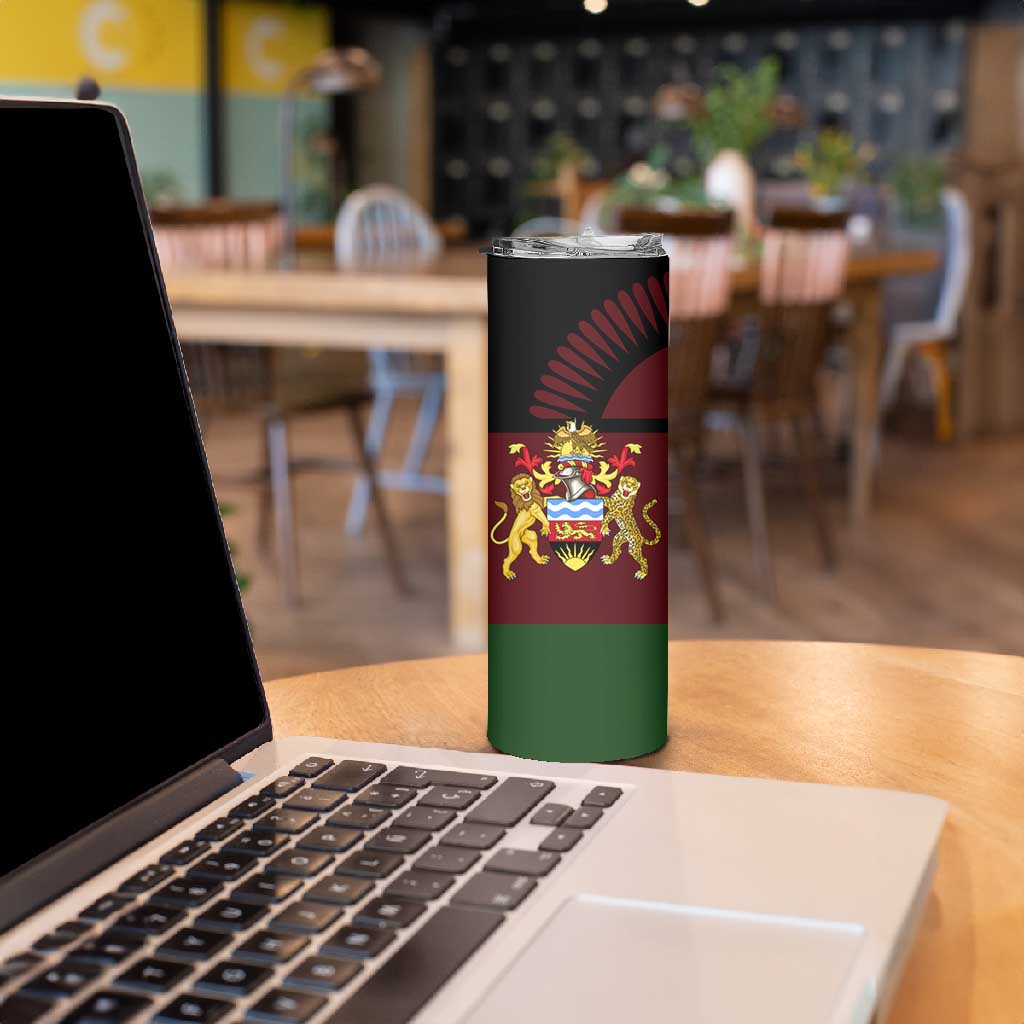 Leopard and Lion Malawi Skinny Tumbler Unity and Freedom TS04