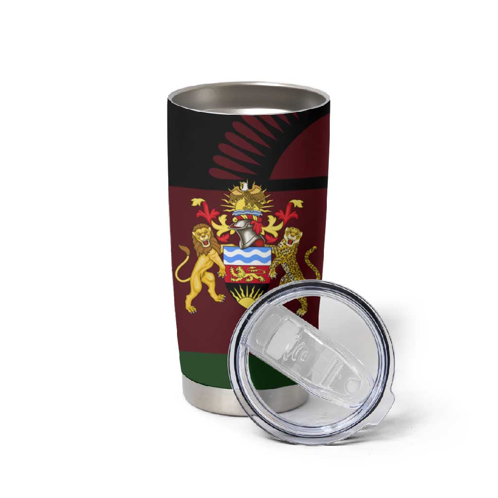 Leopard and Lion Malawi Tumbler Cup Unity and Freedom TS04