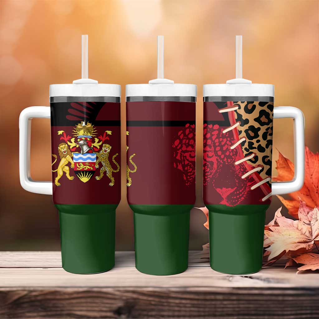 Leopard and Lion Malawi Tumbler With Handle Unity and Freedom TS04