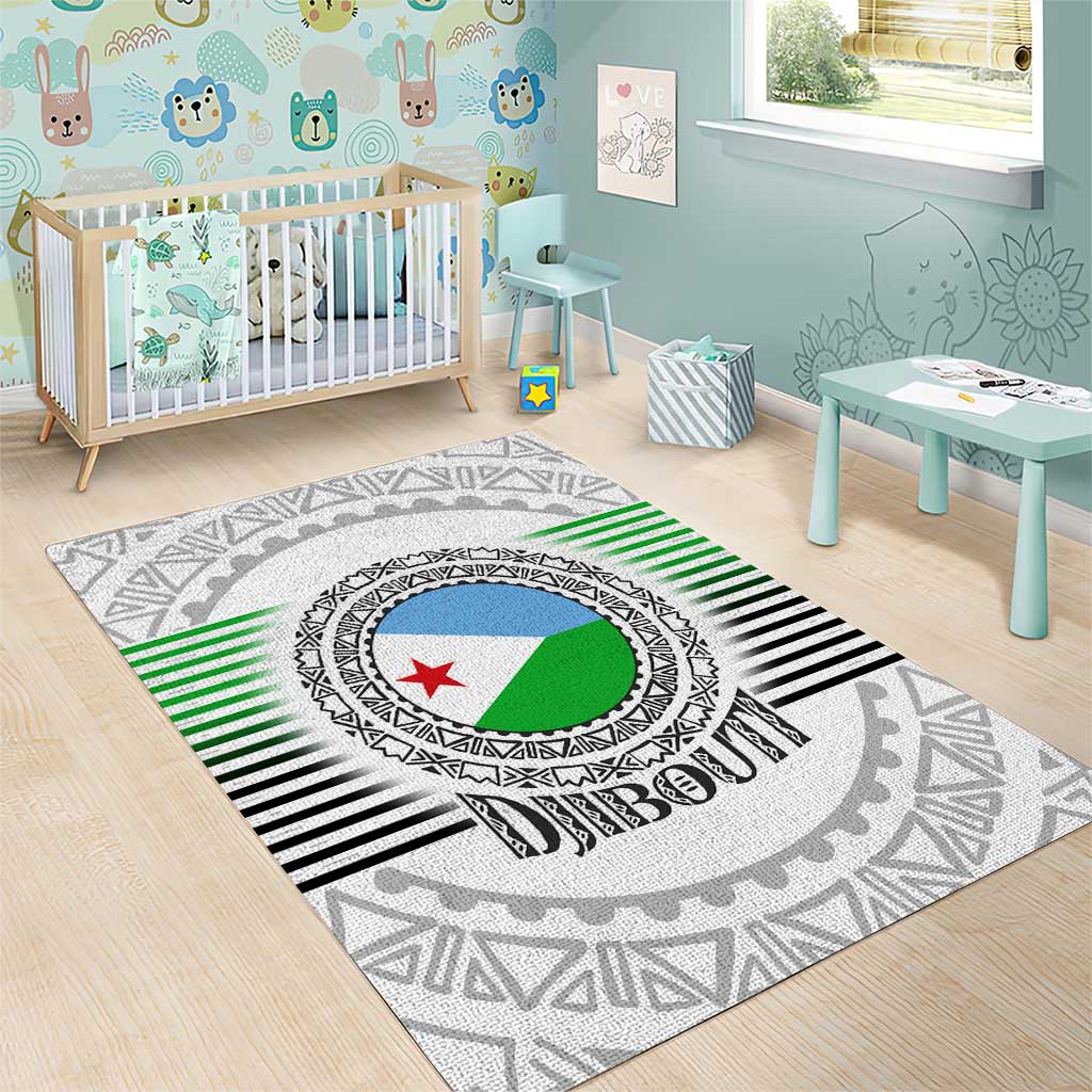 African Tribal Djibouti Roots Area Rug Urban Streetwear TS04