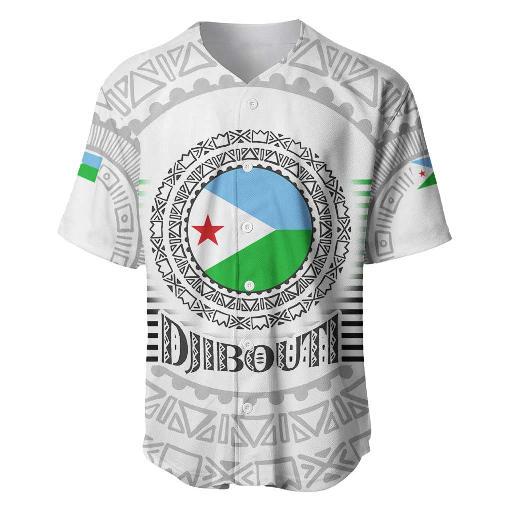 African Tribal Djibouti Roots Baseball Jersey Urban Streetwear TS04