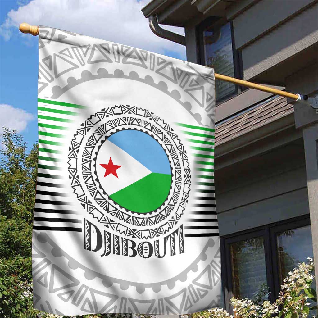 African Tribal Djibouti Roots Garden Flag Urban Streetwear TS04