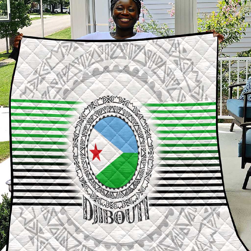 African Tribal Djibouti Roots Quilt Urban Streetwear TS04