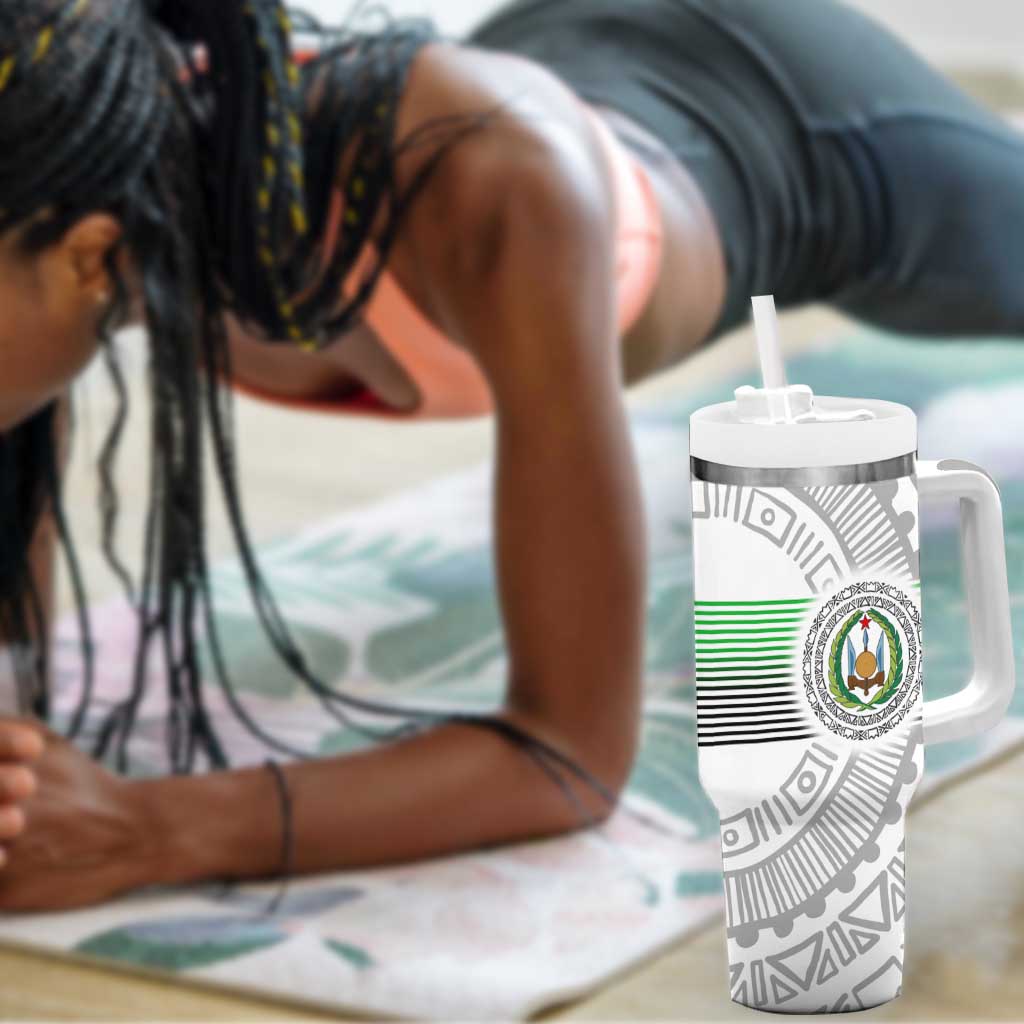 African Tribal Djibouti Roots Tumbler With Handle Urban Streetwear TS04