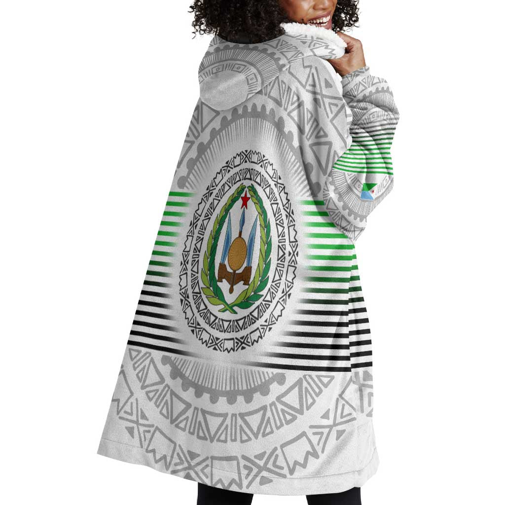 African Tribal Djibouti Roots Wearable Blanket Hoodie Urban Streetwear TS04