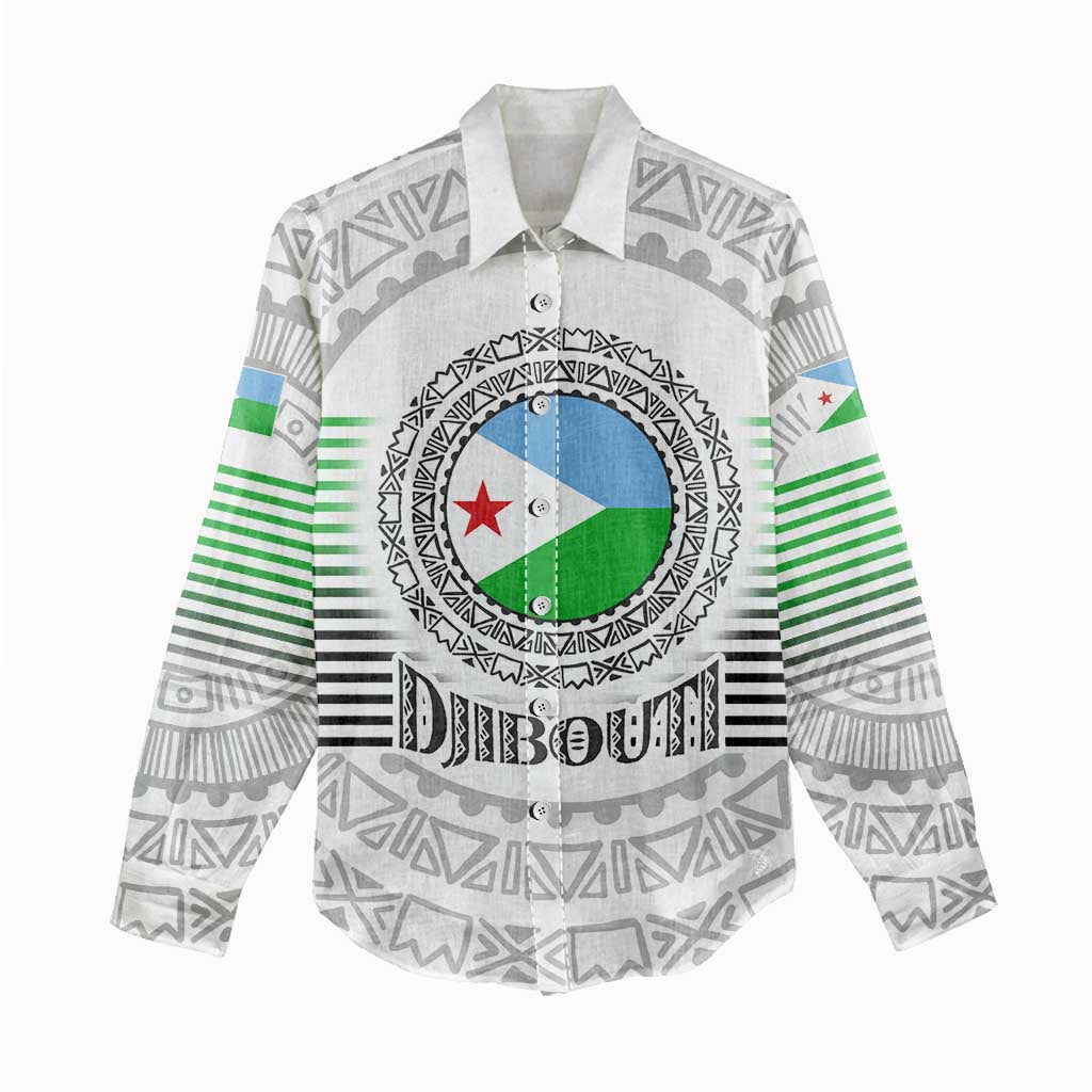 African Tribal Djibouti Roots Women Casual Shirt Urban Streetwear TS04