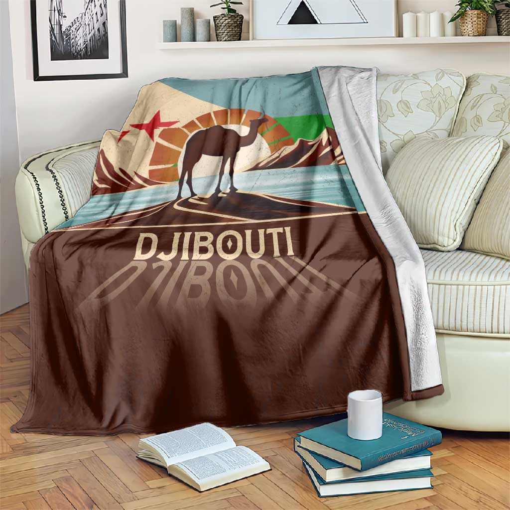 Djibouti Camel Blanket Where Desert Meets Sea and Heritage Stands Tall TS04