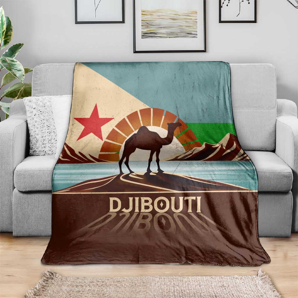 Djibouti Camel Blanket Where Desert Meets Sea and Heritage Stands Tall TS04