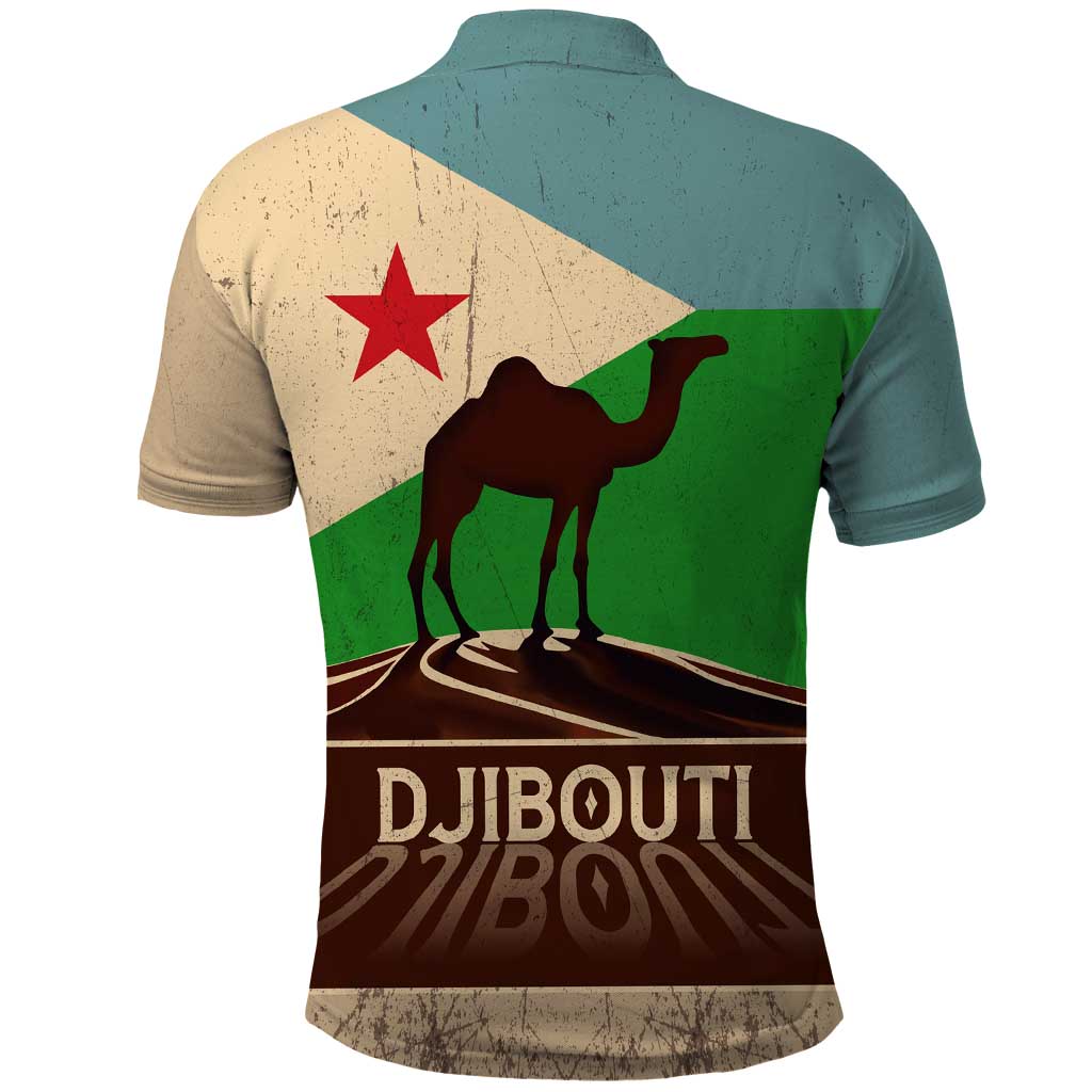 Echoes of Djibouti Polo Shirt Where Desert Meets Sea and Heritage Stands Tall TS04