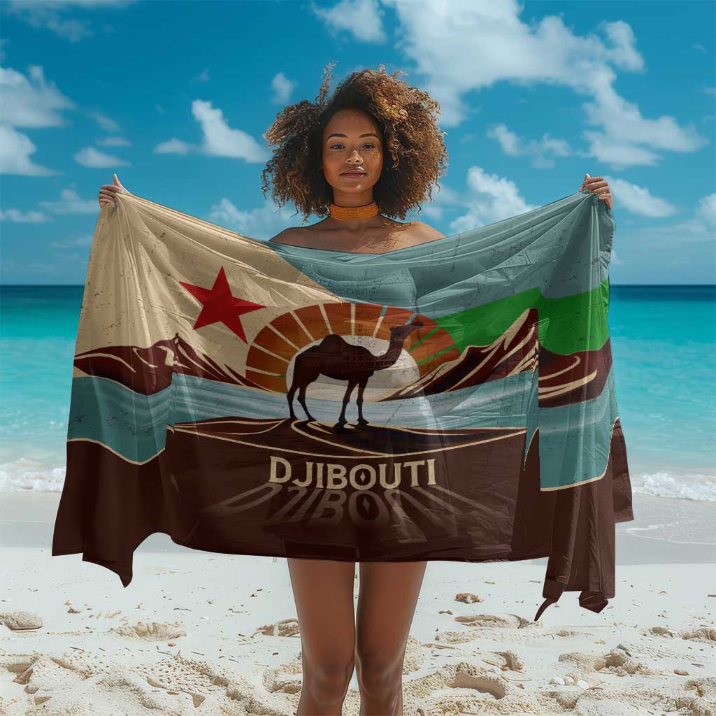 Djibouti Camel Sarong Where Desert Meets Sea and Heritage Stands Tall TS04