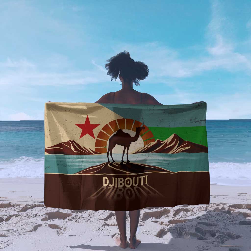 Djibouti Camel Sarong Where Desert Meets Sea and Heritage Stands Tall TS04